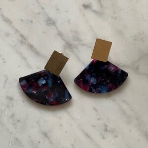 Multicolor Geometric Earrings
